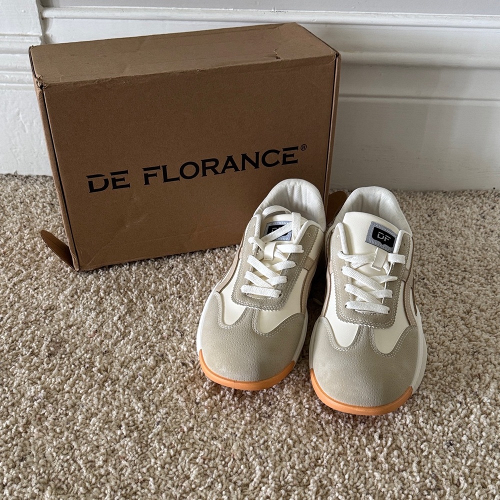 Women's de Florance Cream Sneakers